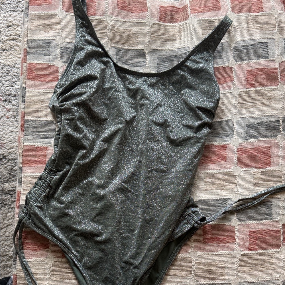 Target Shimmering Olive One Piece Swimsuit